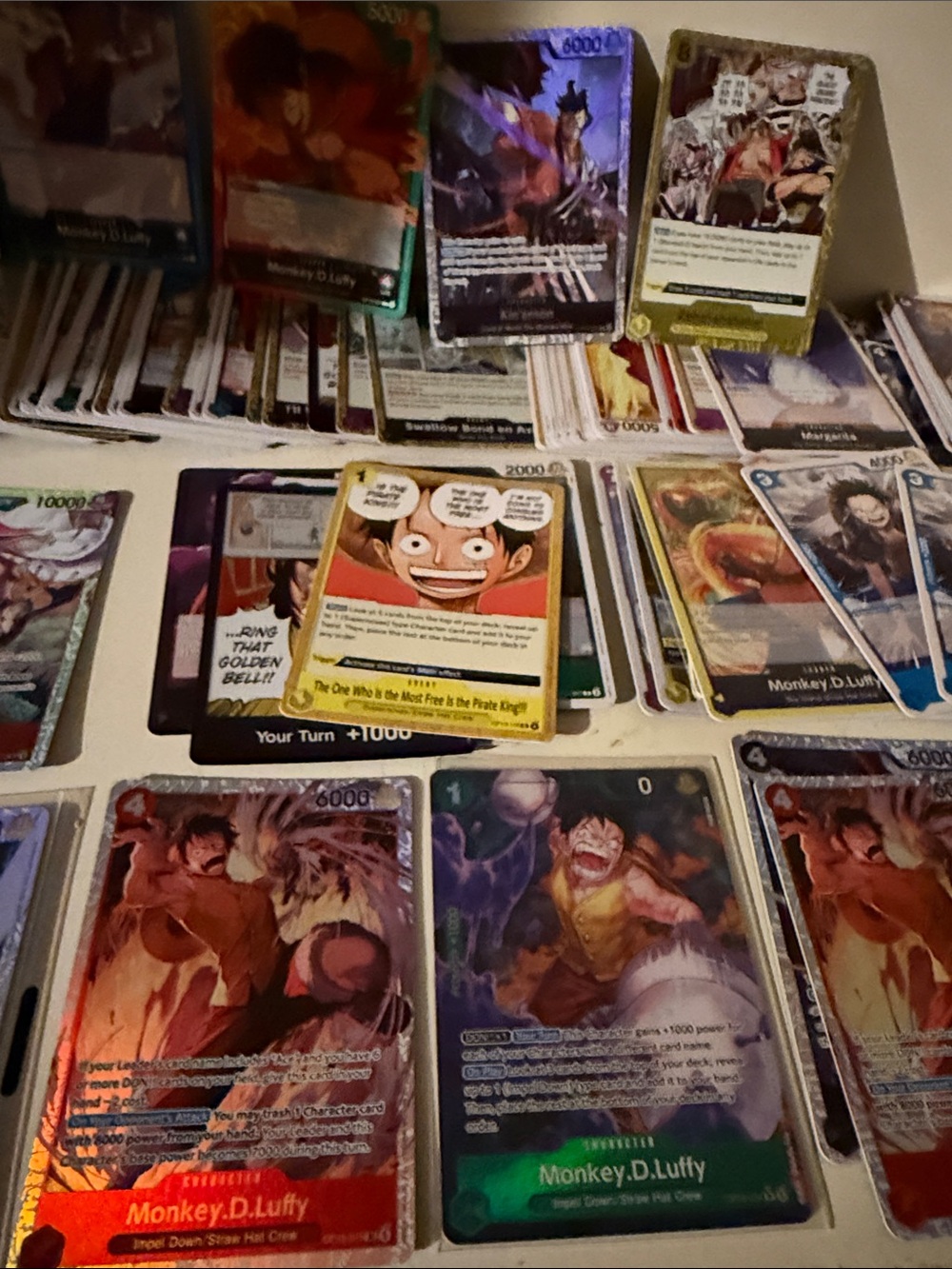 Onepiece Trading Card Game Assortment - monkey d luffy $$ boa handcock $$